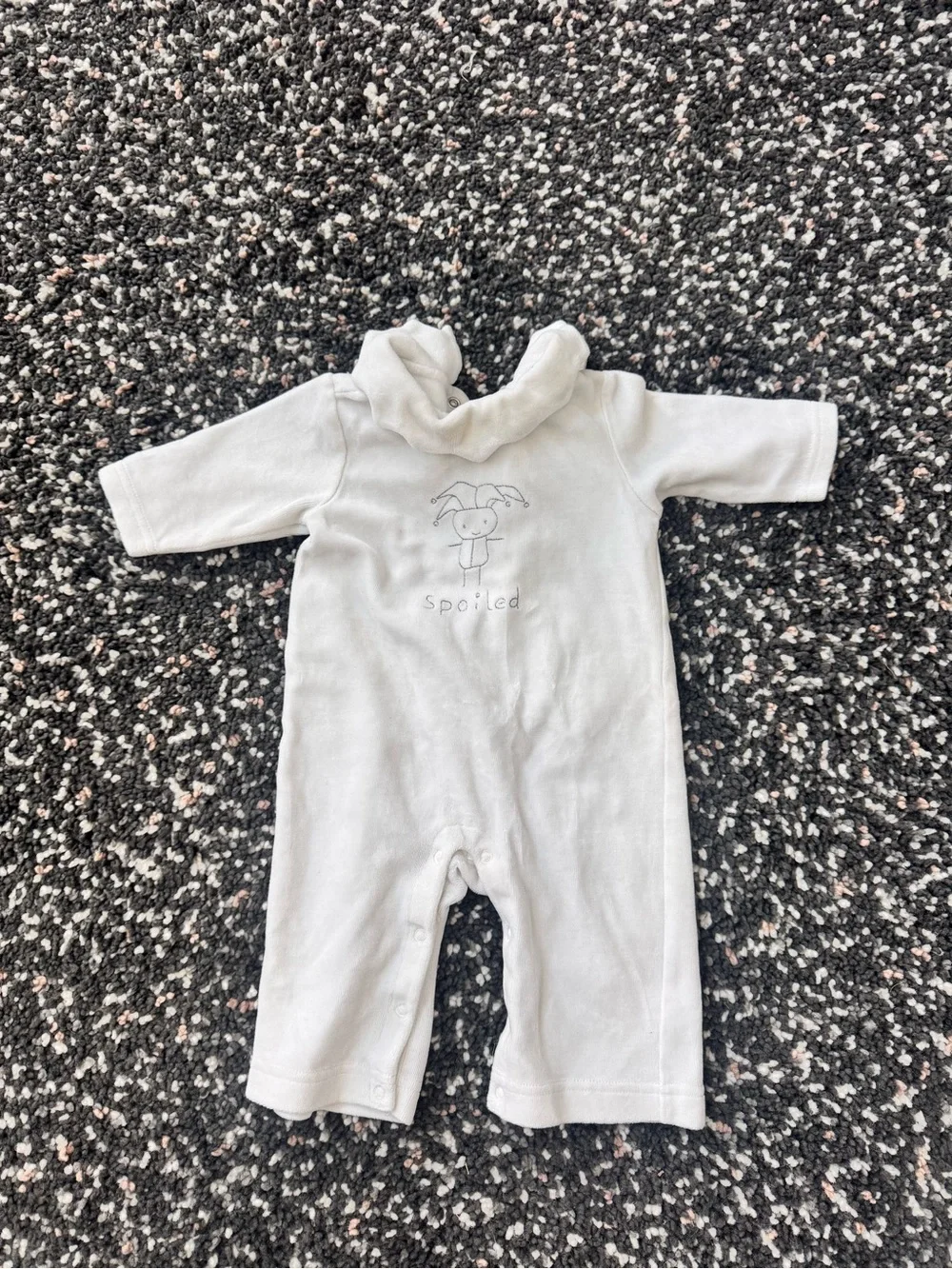 Vintage Gymboree Spoiled Jester Baby Romper 3–6 Months